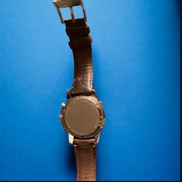 FOSSIL Dean Chronograph Blue Dial Brown Leather Men's Watch - Picture 9 of 10
